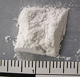 A bag of powder Fentanyl.
