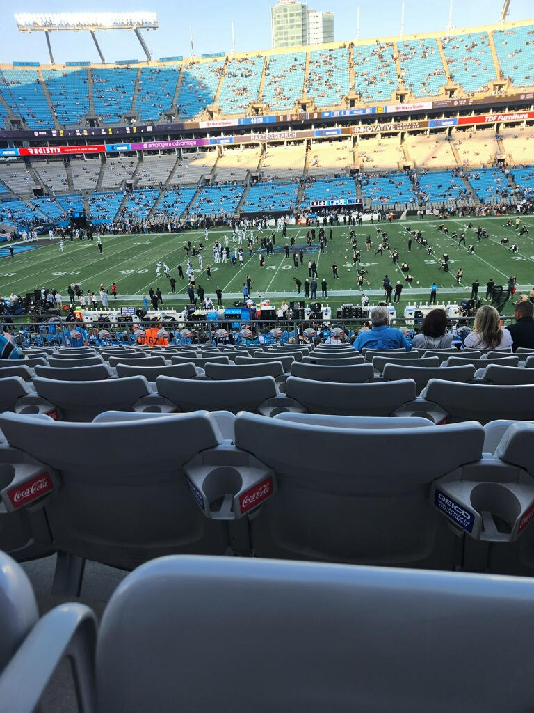 Panthers fans flock to the stadium each home game.