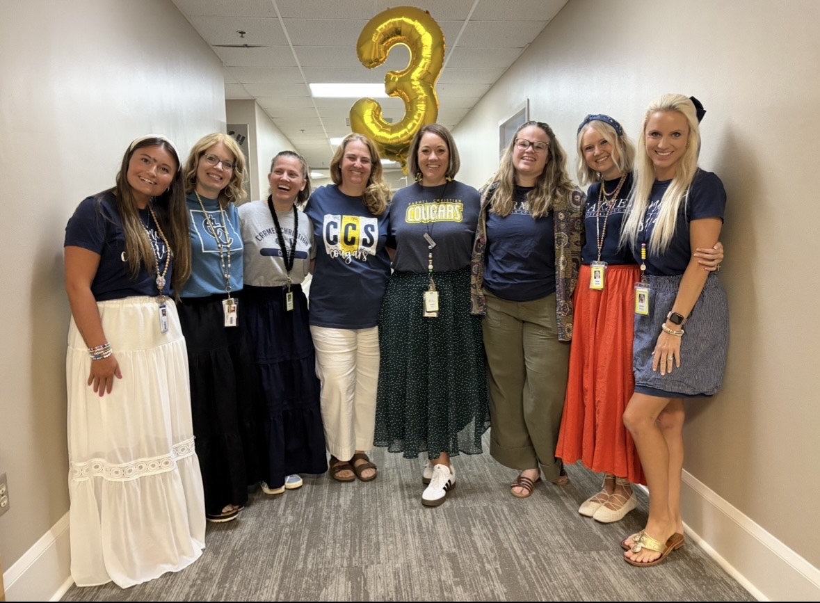 Mrs. Thomas (far right) with the Third Grade CCS Team!